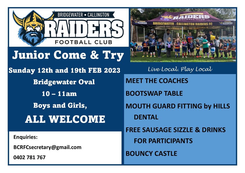 2023 Raiders Flyer