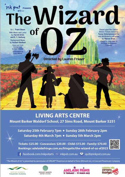 Wizard of Oz Poster - Adelaide Fringe 2023