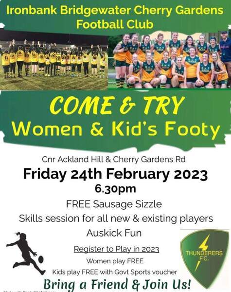 IBCGFC_Women and Kids Open Night Flyer