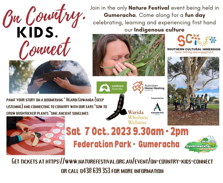 On Country. Kids. Connect. flyer