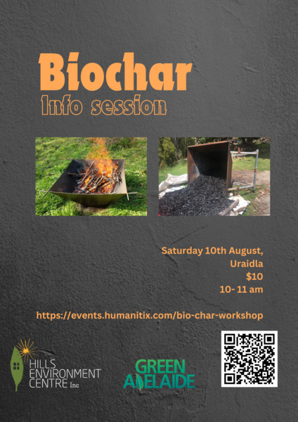 Biochar poster with QR