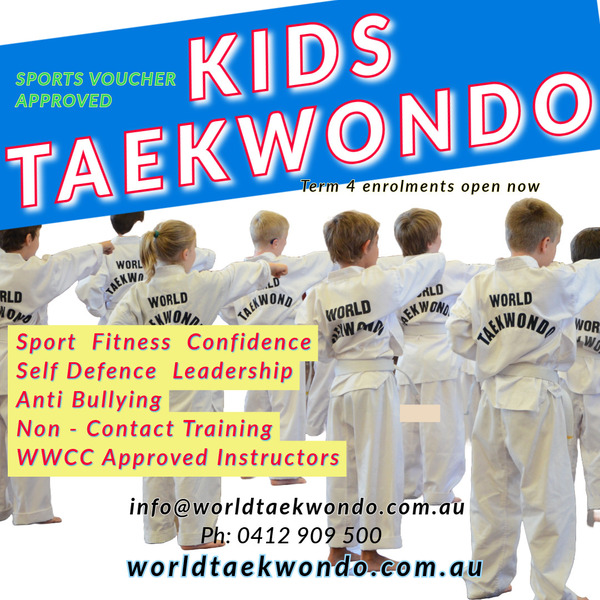 kids taekwondo term 4 school newsletter