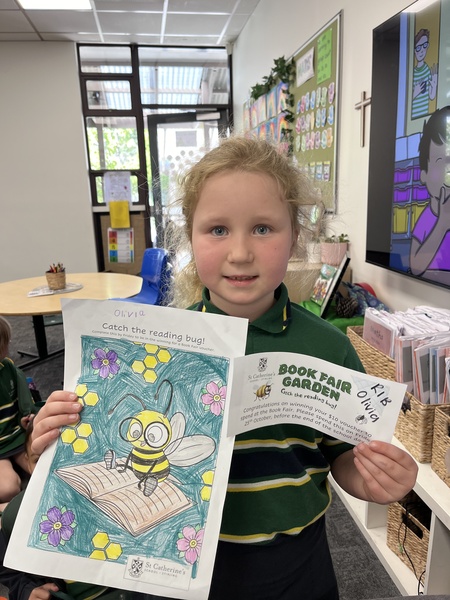 Book Fair winner Olivia K