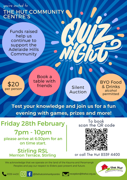 The Hut Quiz Night